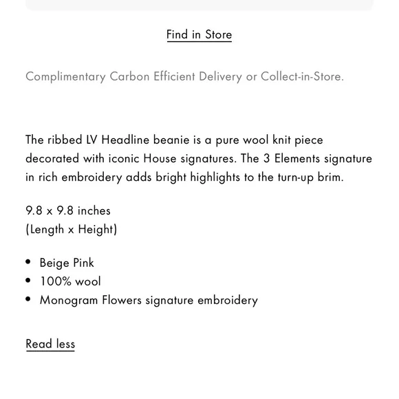 Louis Vuitton Headline Rose Beanie - Picture 7 of 7